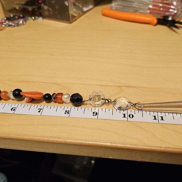 Halloween suncatcher artisan made upcycled - Picture 6 of 8